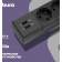 Сетевой фильтр Buro BU-SP3_USB_2A-B 3м (6 розеток) черный (коробка)