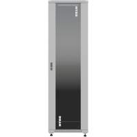 Шкаф коммутационный NTSS Премиум (NTSS-R22U6060GS) напольный 22U 600x600мм пер.дв.стекл металл 900кг серый 510мм 47.4кг 1102мм IP20 сталь