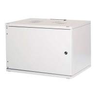 Шкаф коммутационный Lande NetBox Soho (LN-SH12U5460-LG-F0-2) настенный 12U 540x600мм пер.дв.металл задн.дв.стал.лист несъемн.бок.пан. направл.под закл.гайки 80кг серый 15.2кг 595мм IP20 сталь