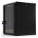 Шкаф коммутационный Hyperline (TWB-0666-GP-RAL9004) настенный 6U 600x600мм пер.дв.стекл 2 бок.пан. 60кг черный 367мм IP20 сталь