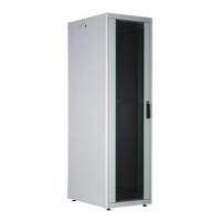 Шкаф коммутационный Lande DYNAmic Basic (LN-DB22U6080-LG-BAAA) напольный 22U 600x800мм пер.дв.стекл задн.дв.стал.лист направл.под закл.гайки 600кг серый 43кг 1125мм IP20 сталь