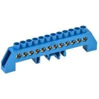 Шина IEK ШНИ-8х12-12-КС-С YNN10-812-12DP-K07 дл.25мм шир.129мм выс.34.5мм синий (упак.:1шт)