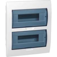 Щит распределительный IEK MKP12-V-24-40-10 ЩРВ-П-24 для установки модульных устройств встраиваемый 300мм 87мм 345мм 660B 24мод. пластик IP41 белый (упак.:1шт)