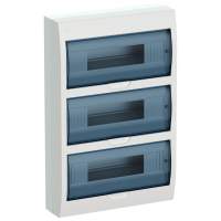 Щит распределительный IEK MKP12-N-36-40-05 ЩРН-П-36 для установки модульных устройств навесной 307мм 99мм 473мм 660B 36мод. пластик IP41 белый (упак.:1шт)