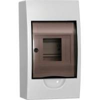 Щит распределительный IEK MKP12-N-04-40-20 ЩРН-П-4 для установки модульных устройств навесной 112мм 93мм 200мм 660B 4мод. пластик IP41 белый с возможностью установки счетчика (упак.:1шт)