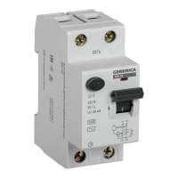 Устройство защитного отключения IEK MDV15-2-032-030 ВД1-63 Generica 32A 4.5kA 30мА AC 2П 230В 2мод серый (упак.:1шт)