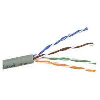 Кабель информационный Lanmaster TWT-5EUTP/100-GY кат.5E UTP 4 пары 24AWG PVC внутренний 100м серый