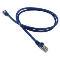 Патч-корд Lanmaster LAN-PC45/S5E-5.0-BL FTP RJ-45 вил.-вилка RJ-45 кат.5E 5м синий LSZH (уп.:1шт)