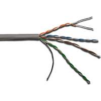 Кабель информационный Lanmaster LAN-5EUTP-PT-LSZH-GY кат.5E UTP 4 пары 24AWG LSZH внутренний 305м серый