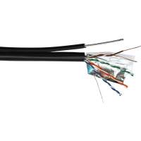 Кабель информационный Lanmaster TWT-5EFTP-UNV-TR кат.5E FTP 4 пары 24AWG PE внешний 305м черный