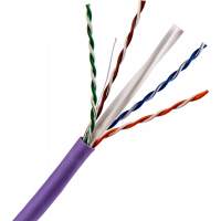 Кабель информационный Lanmaster TWT-6UTP-NGLS кат.6 UTP 4 пары 23AWG нг(А)-LS внутренний 305м фиолетовый