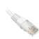Патч-корд Lanmaster TWT-45-45-0.5-WH UTP RJ-45 вил.-вилка RJ-45 кат.5E 0.5м белый ПВХ (уп.:1шт)