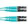 Патч-корд Panduit FX2ELLNLNSNM003 2x50/125 OM3 LC дуплекс-LC дуплекс 3м LSZH аквамарин