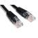 Патч-корд Lanmaster TWT-45-45-0.5-BK UTP RJ-45 вил.-вилка RJ-45 кат.5E 0.5м черный ПВХ (уп.:1шт)