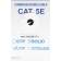 Кабель информационный Lanmaster NM-UTP5E2PR-CCA кат.5E UTP 2 пары 24AWG PVC внутренний 305м серый
