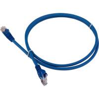 Патч-корд Lanmaster LAN-PC45/U5E-5.0-BL UTP RJ-45 вил.-вилка RJ-45 кат.5E 5м синий LSZH (уп.:1шт)