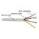 Кабель Lanmaster TWT-TEL4/100-GY 2 парыX28AWG 100м серый