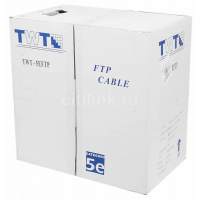 Кабель информационный Lanmaster TWT-5EFTP-OUT кат.5E FTP 4 пары 24AWG PE внешний 305м черный