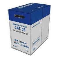 Кабель информационный Lanmaster NM-UTP5E4PR-CCA кат.5E UTP 4 пары 24AWG PVC внутренний 305м серый