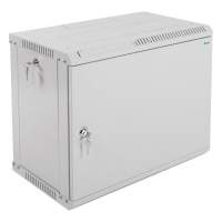 Шкаф коммутационный ЦМО ШРН-Эконом (ШРН-Э-9.350.1) настенный 9U 600x350мм пер.дв.металл 85кг серый 300мм 13.5кг 180град. 476мм IP20 металл