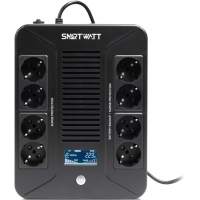 Источник бесперебойного питания Smartwatt SAFE PRO LCD 600 360Вт 600ВА черный