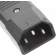 Вилка Lanmaster LAN-IEC-320-C14 IEC 60320 C14 10A 250V black