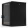 Шкаф коммутационный Hyperline (TWB-2266-GP-RAL9004) настенный 22U 600x600мм пер.дв.стекл 2 бок.пан. 60кг черный 1086мм IP20 сталь