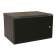 Шкаф коммутационный WRline (WR-TW-0966-SR-RAL9004) настенный 9U 600x600мм пер.дв.металл 2 бок.пан. 60кг черный 500мм 500мм IP20 сталь