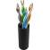 Кабель информационный NTSS NTSS-OUT-UTP4-5Е-PE-BL кат.5E UTP 4 пары 24AWG PE внешний 305м черный