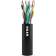 Кабель информационный NTSS NTSS-OUT-UTP4-5Е-PE-BL кат.5E UTP 4 пары 24AWG PE внешний 305м черный