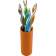 Кабель информационный NTSS NTSS-IN-UTP4-5Е-LSZH-OR кат.5E UTP 4 пары 24AWG LSZH внутренний 305м оранжевый