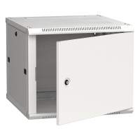 Шкаф коммутационный ITK Linea W (LWR3-06U66-MF) настенный 6U 600x600мм пер.дв.металл 90кг серый 500мм 19кг 200град. 370мм IP20 IK10 сталь