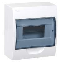 Щит распределительный IEK MKP12-N-08-40-20 ЩРН-П-8 для установки модульных устройств навесной 184мм 97мм 200мм 660B 8мод. пластик IP41 белый (упак.:1шт)