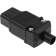 Вилка Hyperline CON-IEC320C19 (упак.:1шт) 1м черный