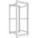 Стойка двухрамная NTSS NTSS-2POR24U/600-1000 24U 550ммx1000мм 600кг серый