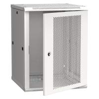 Шкаф коммутационный ITK Linea W (LWR3-12U66-PF) настенный 12U 600x600мм пер.дв.перфор. 90кг серый 500мм 200град. 635мм IP00 IK10 сталь