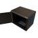Шкаф коммутационный WRline (WR-TW-1266-SR-RAL9004) настенный 12U 600x600мм пер.дв.металл 2 бок.пан. направл.под винты 60кг черный 520мм 650мм IP20 сталь