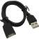 Удлинитель -Vention USB 2.0 AM/AF - 0,5м Black Edition [VAS-A44-B050]