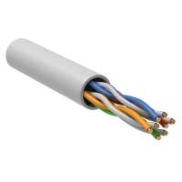 Кабель информационный ITK Generica BC1-C5E04-128-305-G кат.5E UTP 4 пары 24AWG LSZH внутренний 305м белый