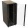 Шкаф коммутационный Hyperline (TTBR-4288-AS-RAL9004) напольный 42U 800x800мм пер.дв.стекл задн.дв.спл.стал.лист 2 бок.пан. 1000кг черный 710мм 2055мм IP20 сталь