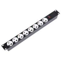 Блок распределения питания ЦМО БР 16-008 гор.размещ. 8xSchuko базовые 10A C14