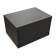 Шкаф коммутационный WRline (WR-TW-0966-GP-RAL9004) настенный 9U 600x600мм пер.дв.стекл 2 бок.пан. направл.под винты 60кг черный 500мм 500мм IP20 сталь