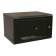 Шкаф коммутационный WRline (WR-TW-0966-GP-RAL9004) настенный 9U 600x600мм пер.дв.стекл 2 бок.пан. направл.под винты 60кг черный 500мм 500мм IP20 сталь