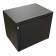 Шкаф коммутационный WRline (WR-TW-1566-SR-RAL9004) настенный 15U 600x600мм пер.дв.металл 2 бок.пан. направл.под винты 60кг черный 520мм 775мм IP20 сталь