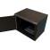 Шкаф коммутационный WRline (WR-TW-1566-SR-RAL9004) настенный 15U 600x600мм пер.дв.металл 2 бок.пан. направл.под винты 60кг черный 520мм 775мм IP20 сталь