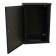 Шкаф коммутационный WRline (WR-TW-1866-SR-RAL9004) настенный 18U 600x600мм пер.дв.металл 2 бок.пан. направл.под винты 60кг черный 520мм 908мм IP20 сталь