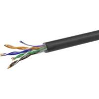 Кабель информационный NetOn 01-0301 кат.5E UTP 4 пары 24AWG PE внешний 305м черный