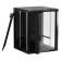 Шкаф коммутационный Hyperline (TWB-1266-GP-RAL9004) настенный 12U 600x600мм пер.дв.стекл 2 бок.пан. 60кг черный 650мм IP20 сталь