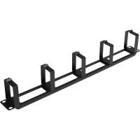 Кабельный органайзер горизонтальный Hyperline CM-1U-ML односторонний кольца 1U шир.:19