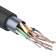 Кабель информационный PROconnect 01-0146-3 кат.5E FTP 4 пары 24AWG PE внешний 305м черный